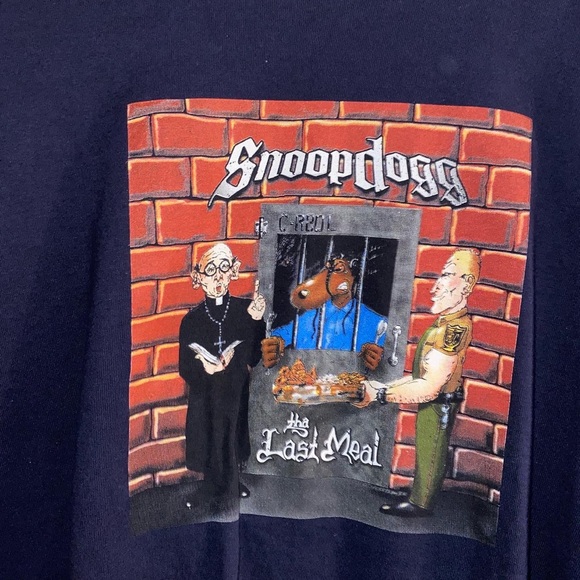 Snoop dogg last meal long sleeve tshirt used size XL - Picture 7 of 14